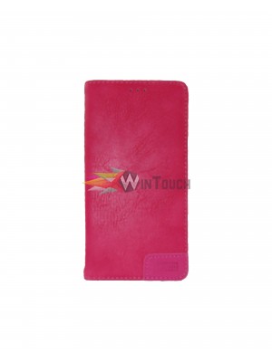 Mylo Θήκη Flip Wallet για Samsung Galaxy S6 Edge Plus, Φούξια Αξεσουάρ